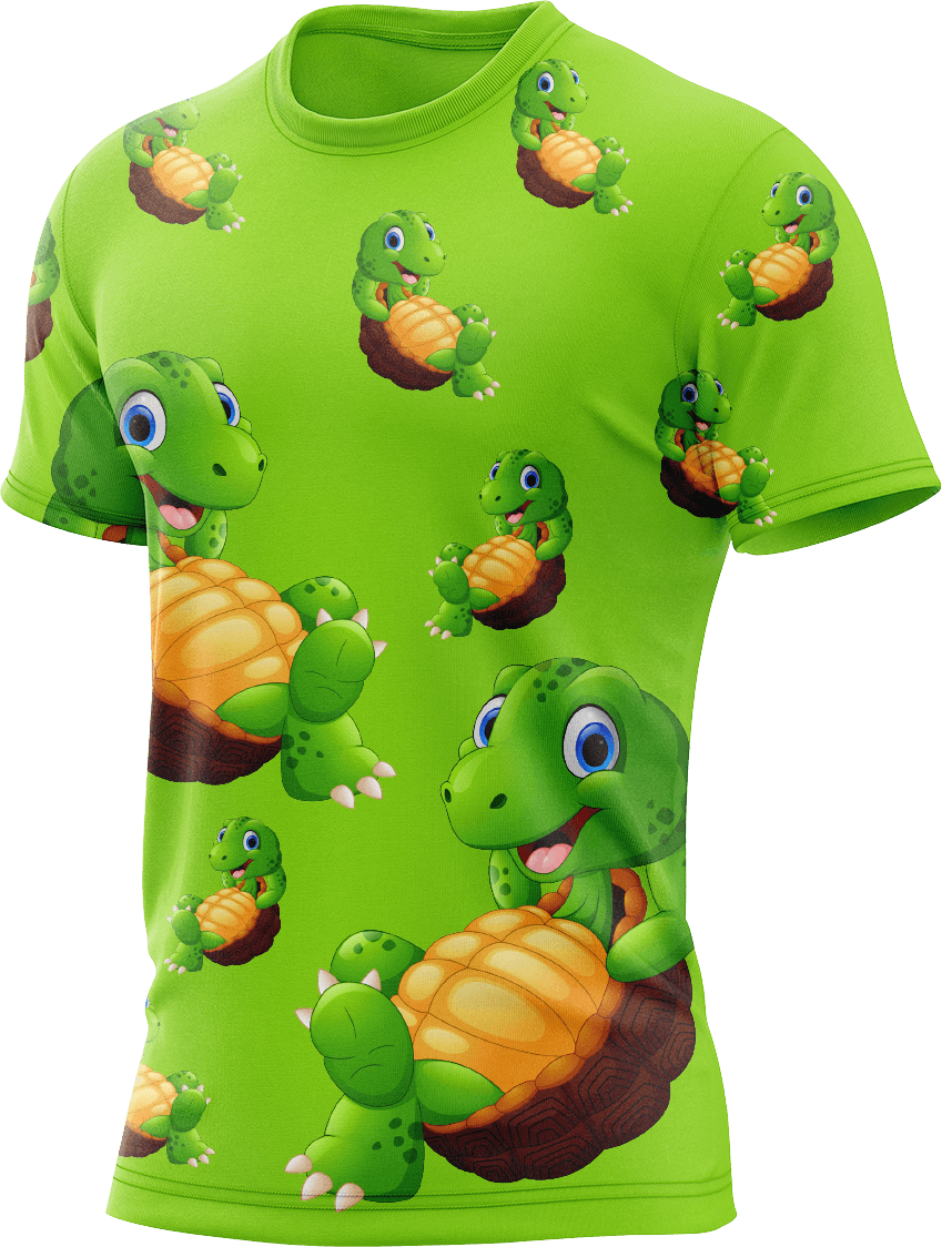 Top Turtle Rash T-Shirt Short Sleeve - fungear.com.au