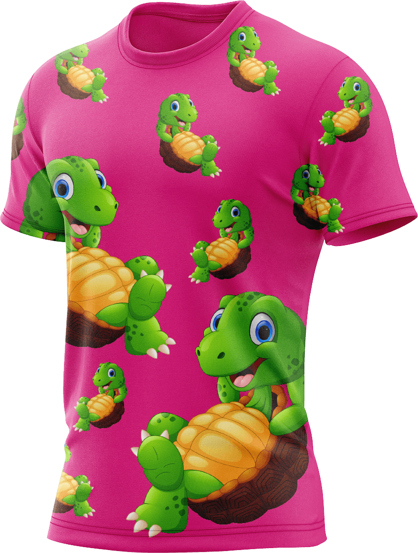 Top Turtle Rash T-Shirt Short Sleeve - fungear.com.au