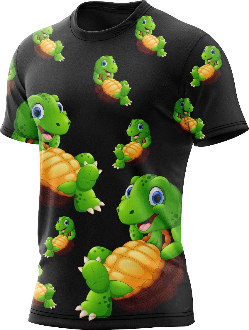 Top Turtle Rash T-Shirt Short Sleeve - fungear.com.au