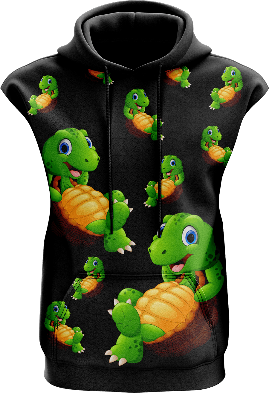 Top Turtle Sleeveless Hoodie