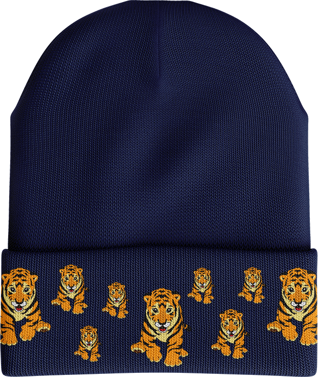 Tuff Tiger Beanie - fungear.com.au