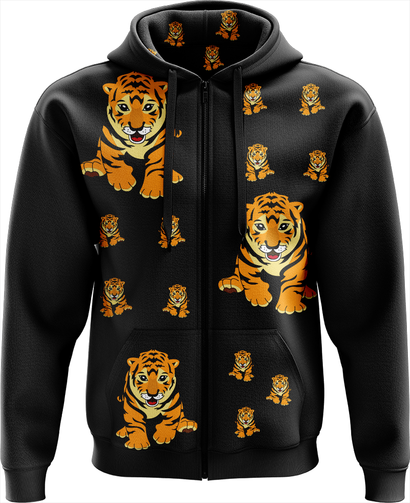Tuff Tiger Full Zip Hoodies Jacket - fungear.com.au