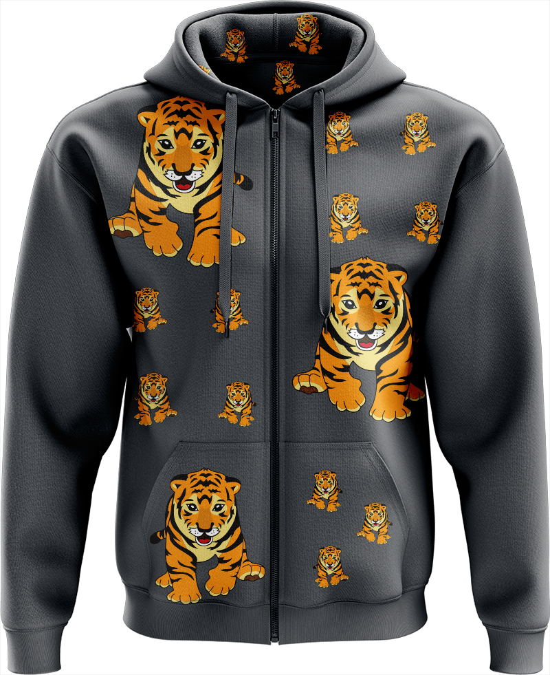 Tuff Tiger Full Zip Hoodies Jacket - fungear.com.au