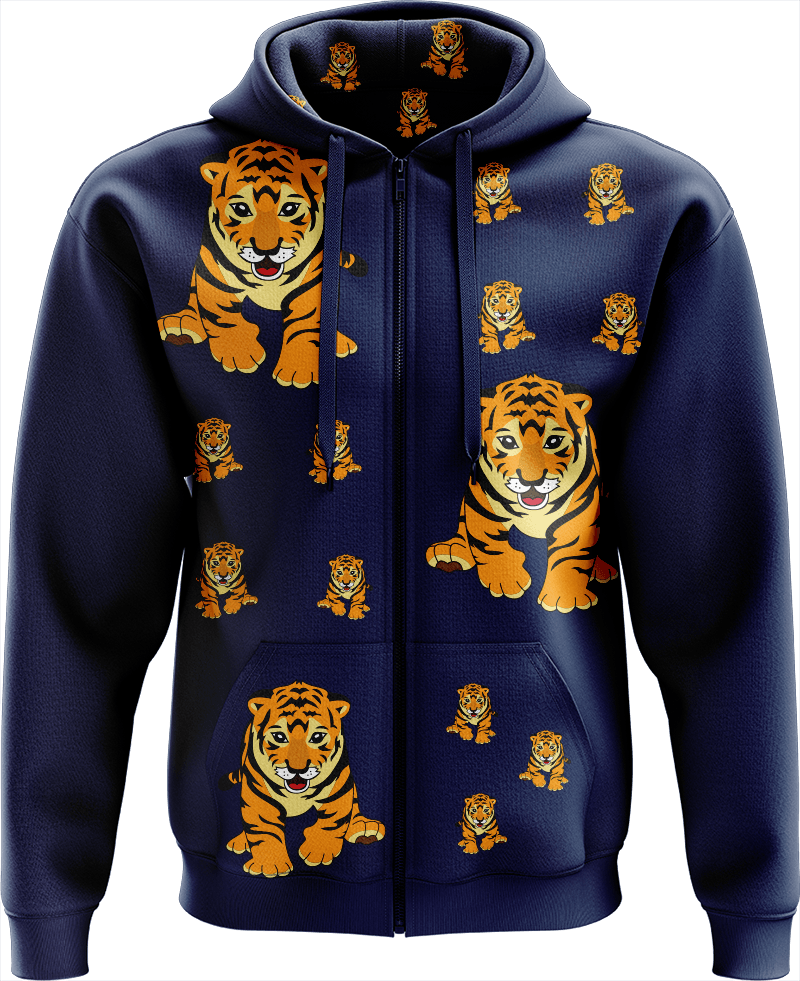 Tuff Tiger Full Zip Hoodies Jacket - fungear.com.au