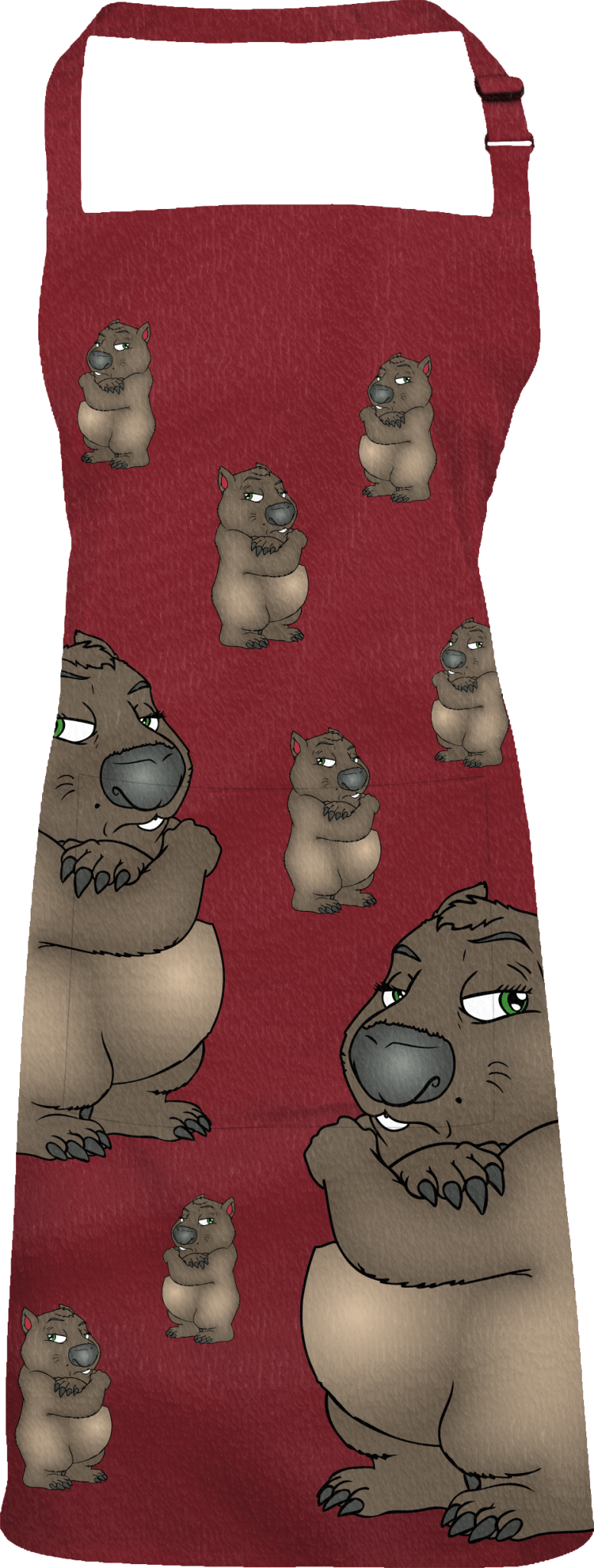 Wally Wombat Apron - fungear.com.au