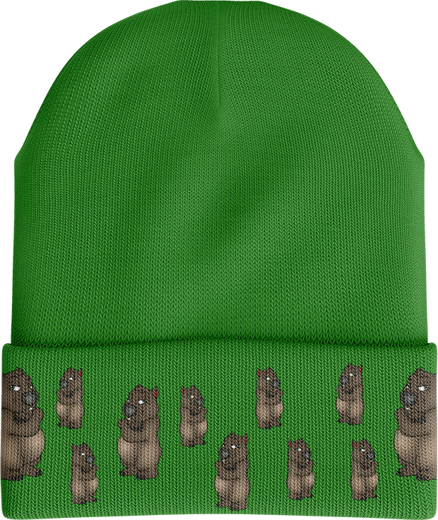 Wally Wombat Beanie - fungear.com.au