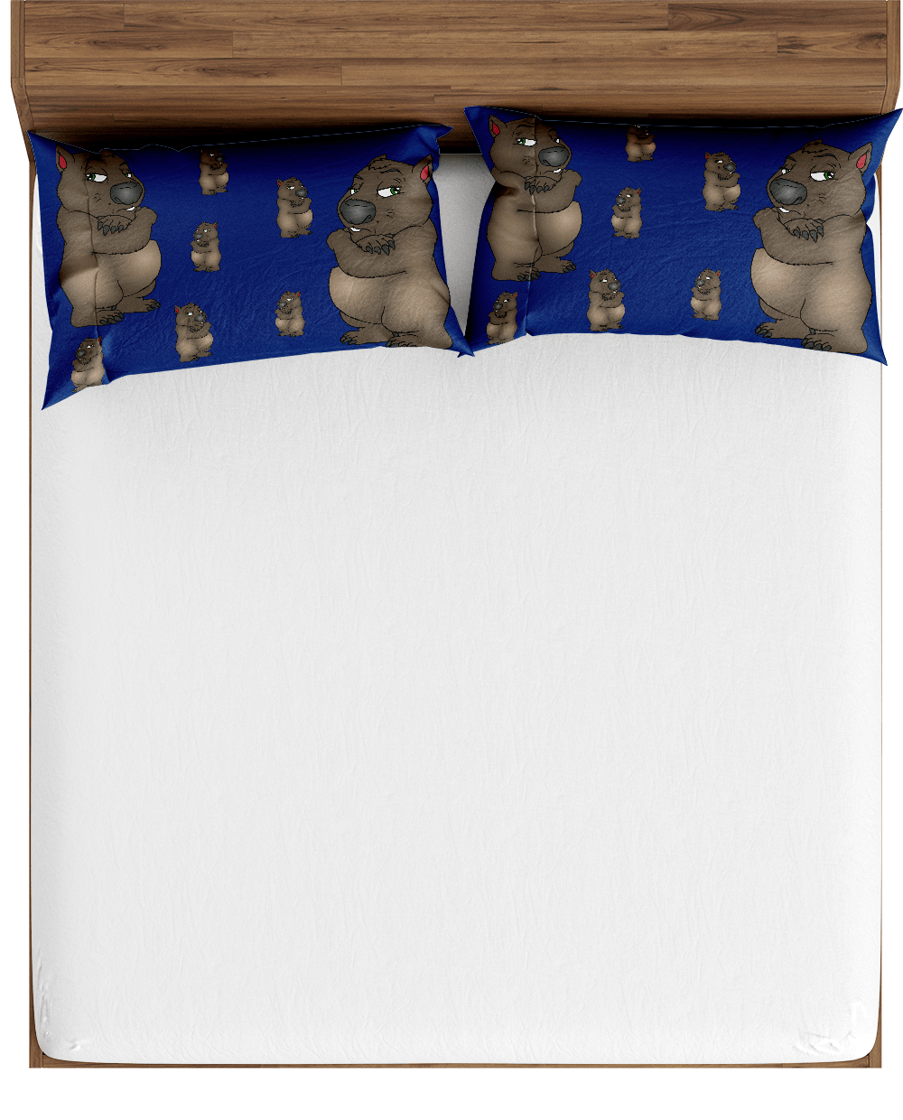 Wally Wombat Bed Pillows - fungear.com.au