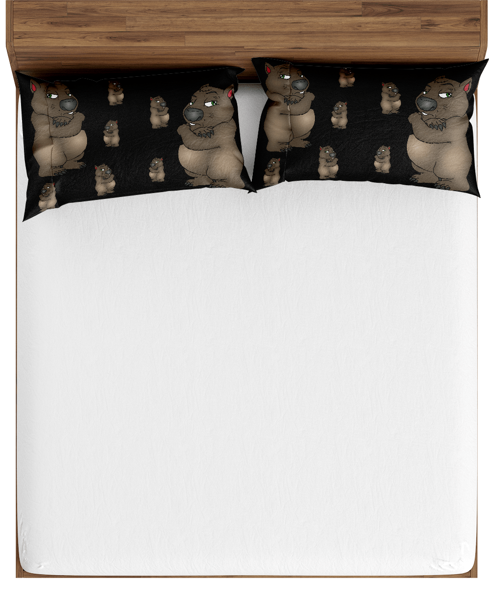 Wally Wombat Bed Pillows - fungear.com.au