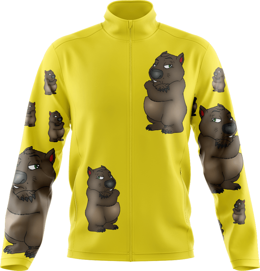 Wally Wombat Full Zip Track Jacket - fungear.com.au