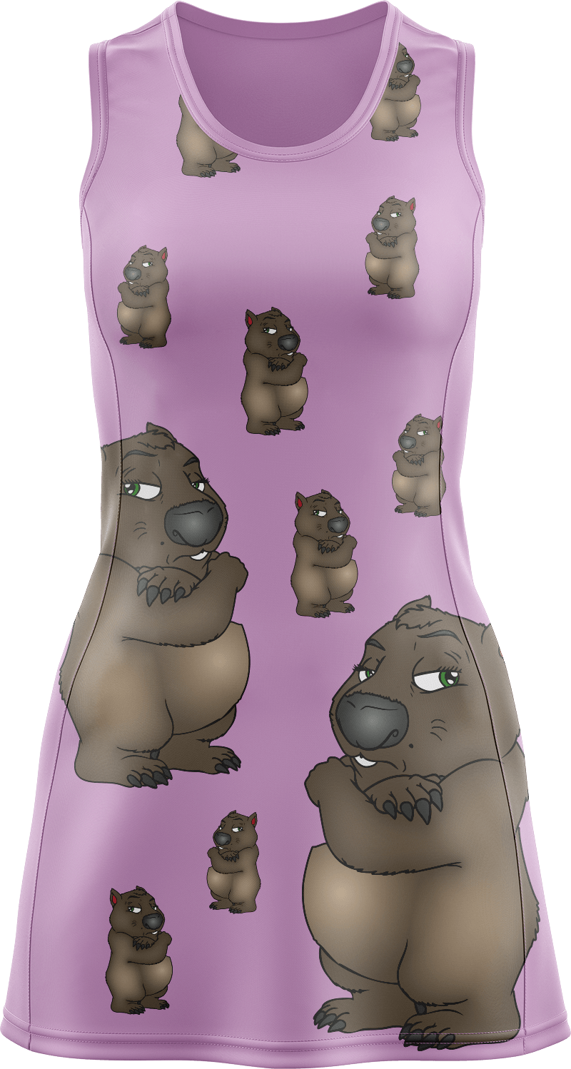 Wally Wombat Ladies Mini Dress - fungear.com.au