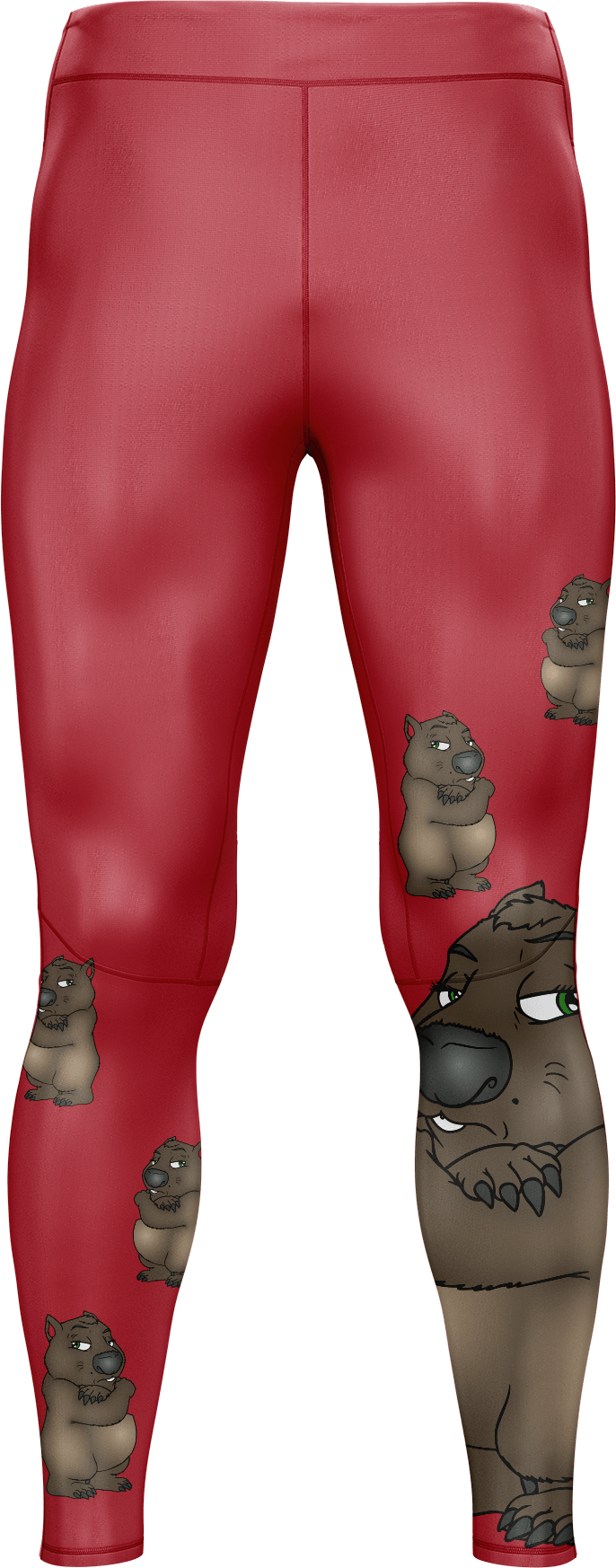 Wally Wombat tights 3/4 or full length - fungear.com.au