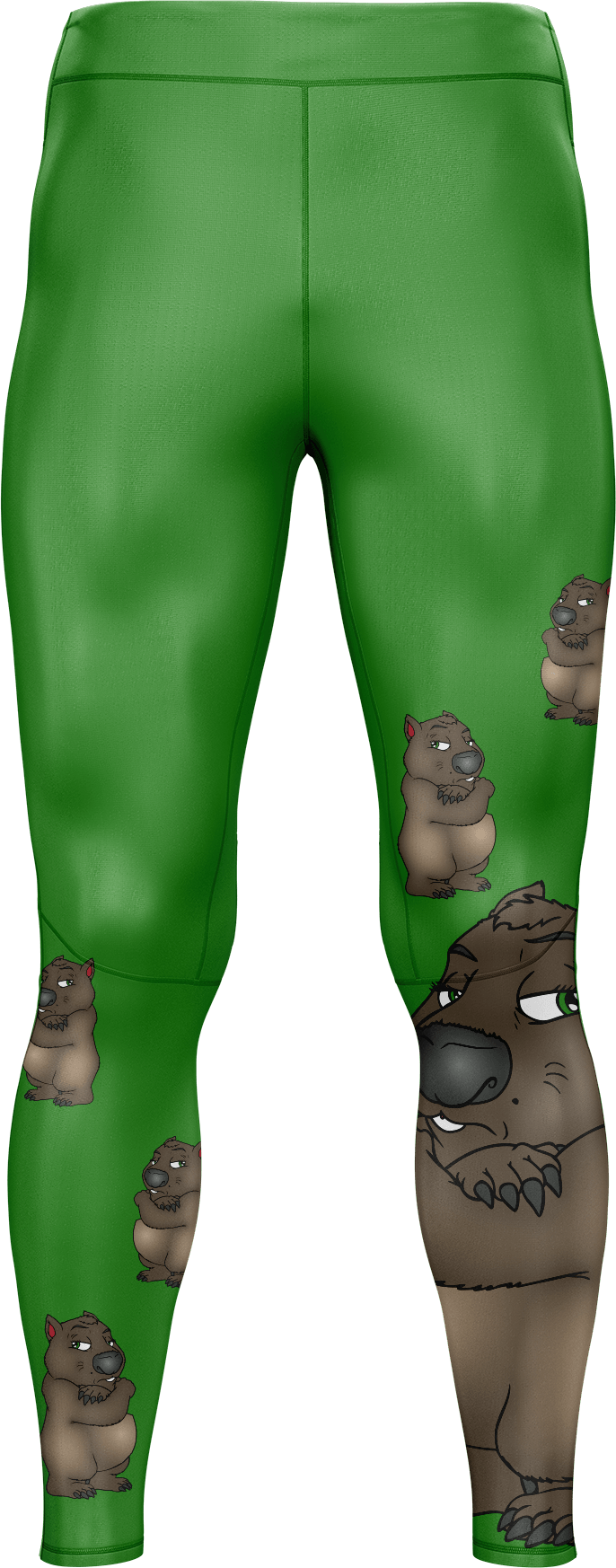 Wally Wombat tights 3/4 or full length - fungear.com.au