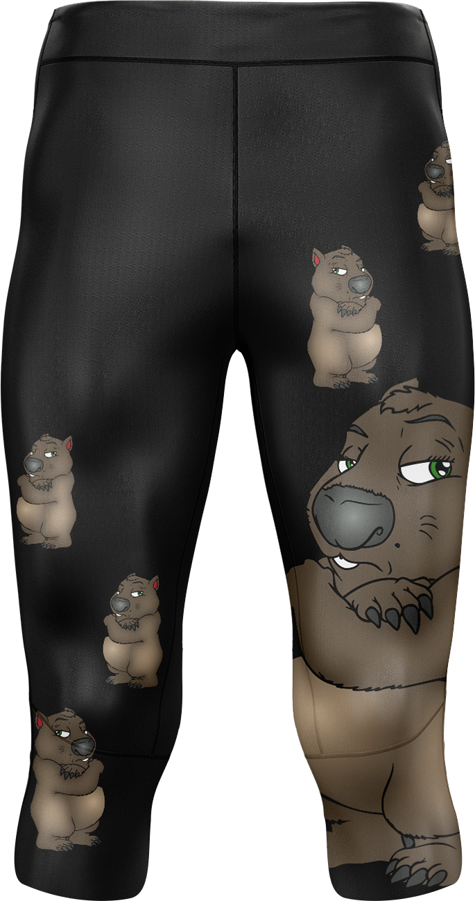 Wally Wombat tights 3/4 or full length - fungear.com.au