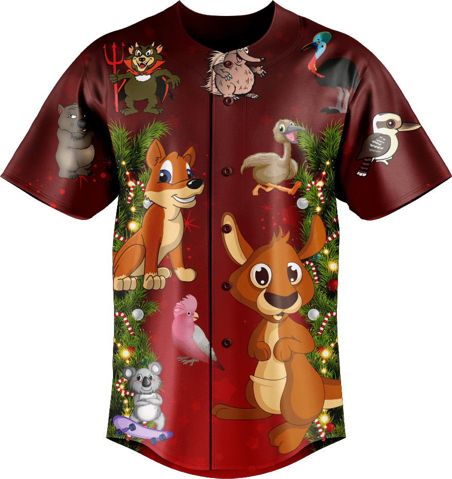 Xmas Baseball Jerseys - fungear.com.au