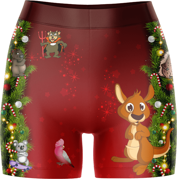 Xmas Chamois Bike Shorts - fungear.com.au