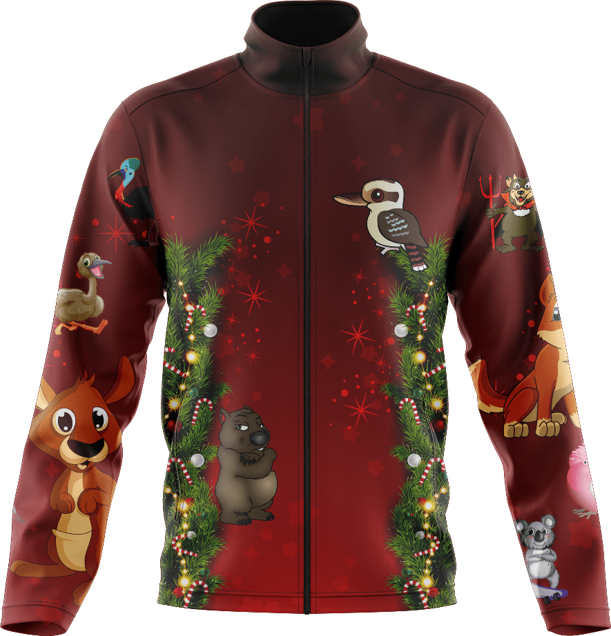 Xmas Full Zip Track Jacket - fungear.com.au