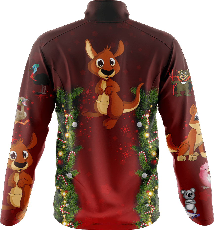 Xmas Full Zip Track Jacket - fungear.com.au
