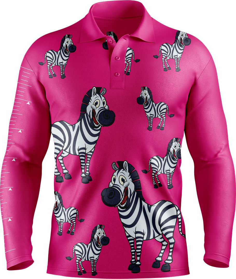 Ziva Zebra Fishing Shirts - fungear.com.au