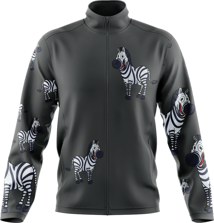 Ziva Zebra Full Zip Track Jacket