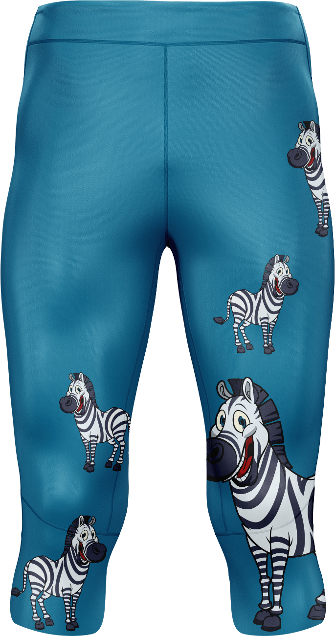Ziva Zebra Tights 3/4 or full length - fungear.com.au