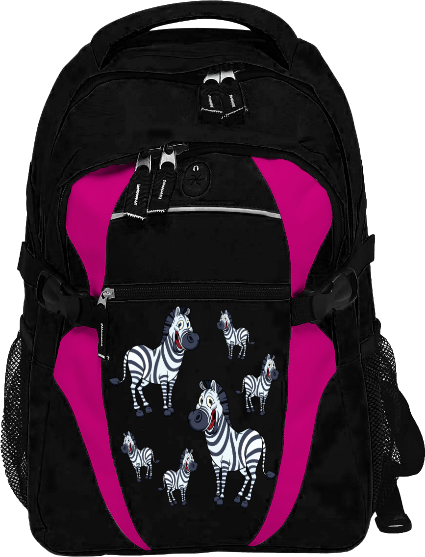 Ziva Zebra Zenith Backpack Limited Edition - fungear.com.au