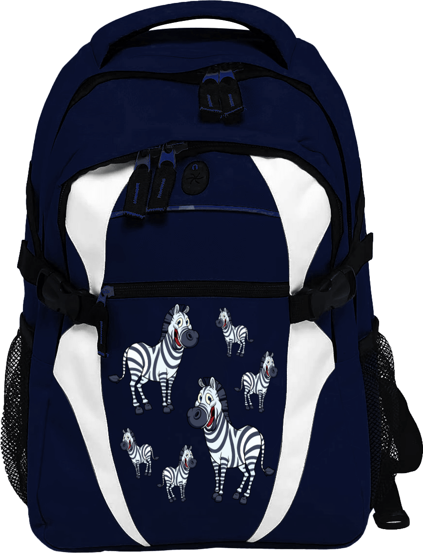 Ziva Zebra Zenith Backpack Limited Edition - fungear.com.au