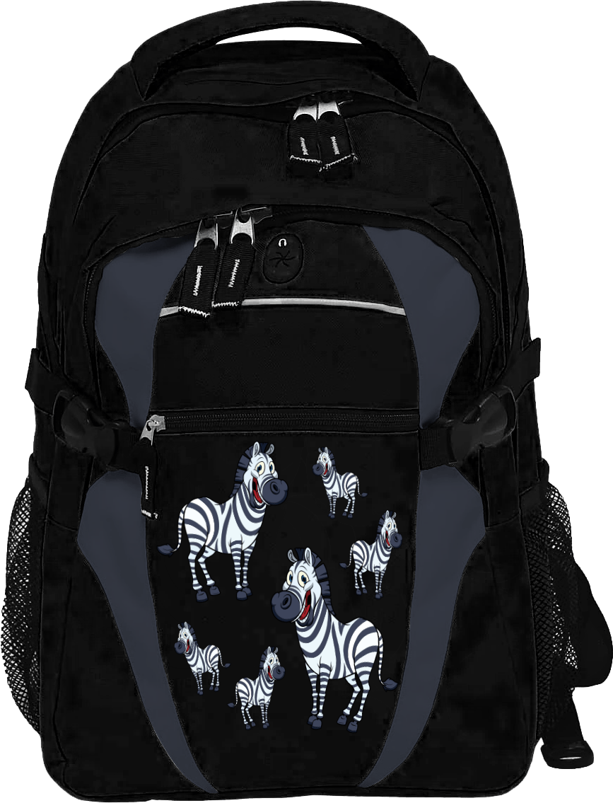 Ziva Zebra Zenith Backpack Limited Edition - fungear.com.au