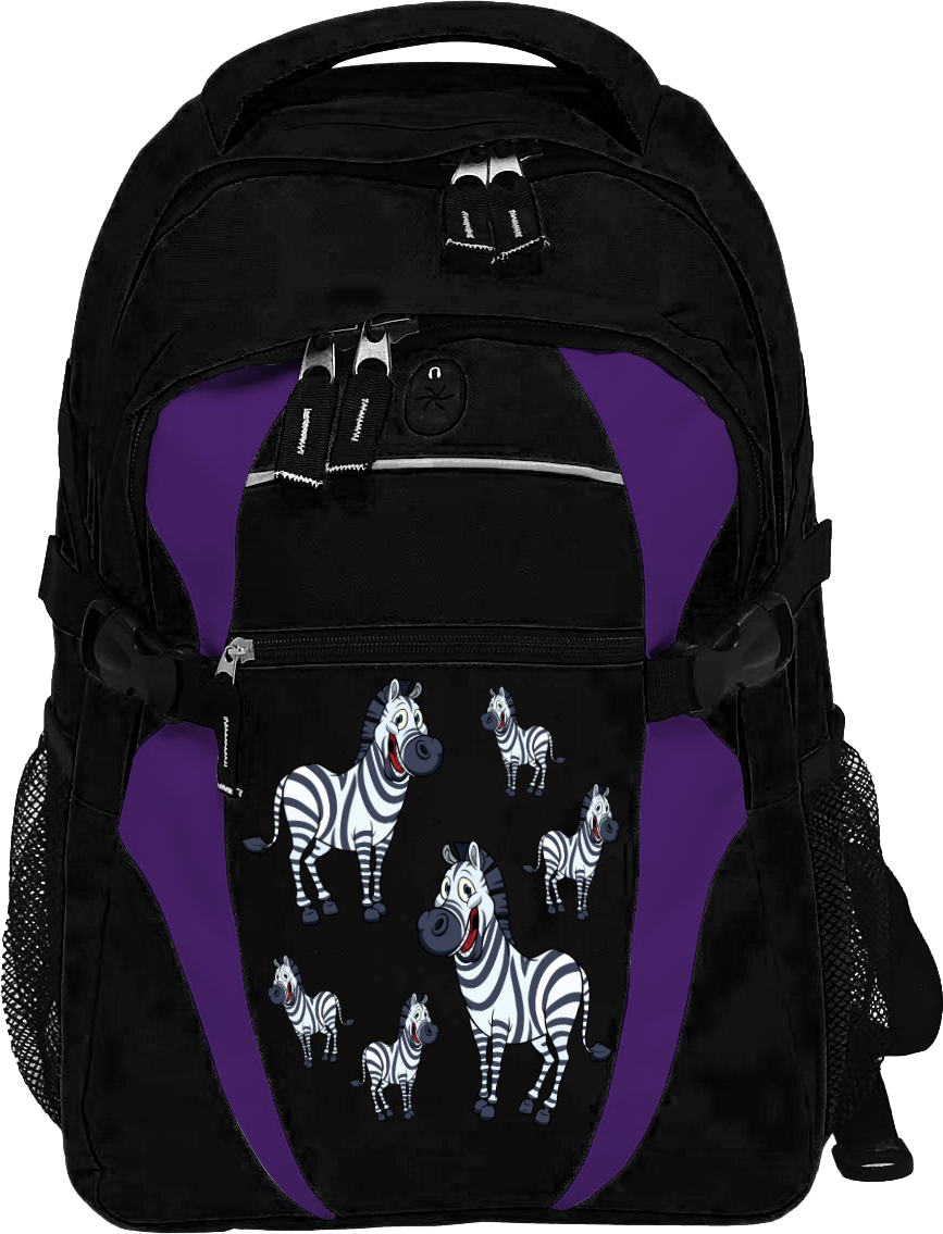 Ziva Zebra Zenith Backpack Limited Edition - fungear.com.au