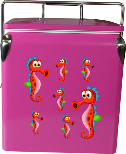 Sassy Seahorse Cooler Box