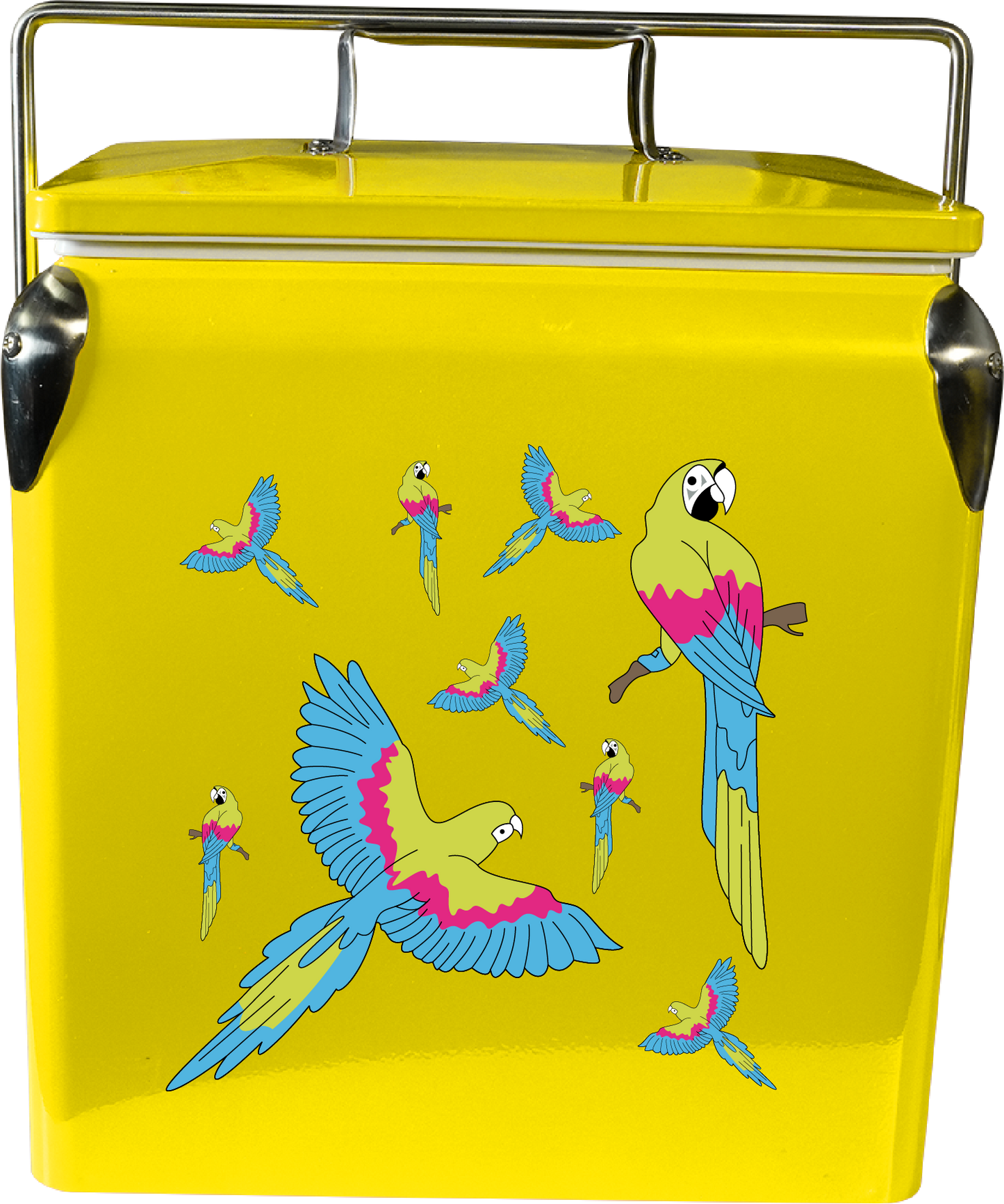 Majectic Macaw Cooler Box