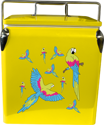 Majectic Macaw Cooler Box