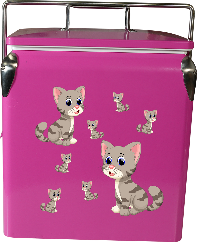 Playful Pussy Cat Cooler Box