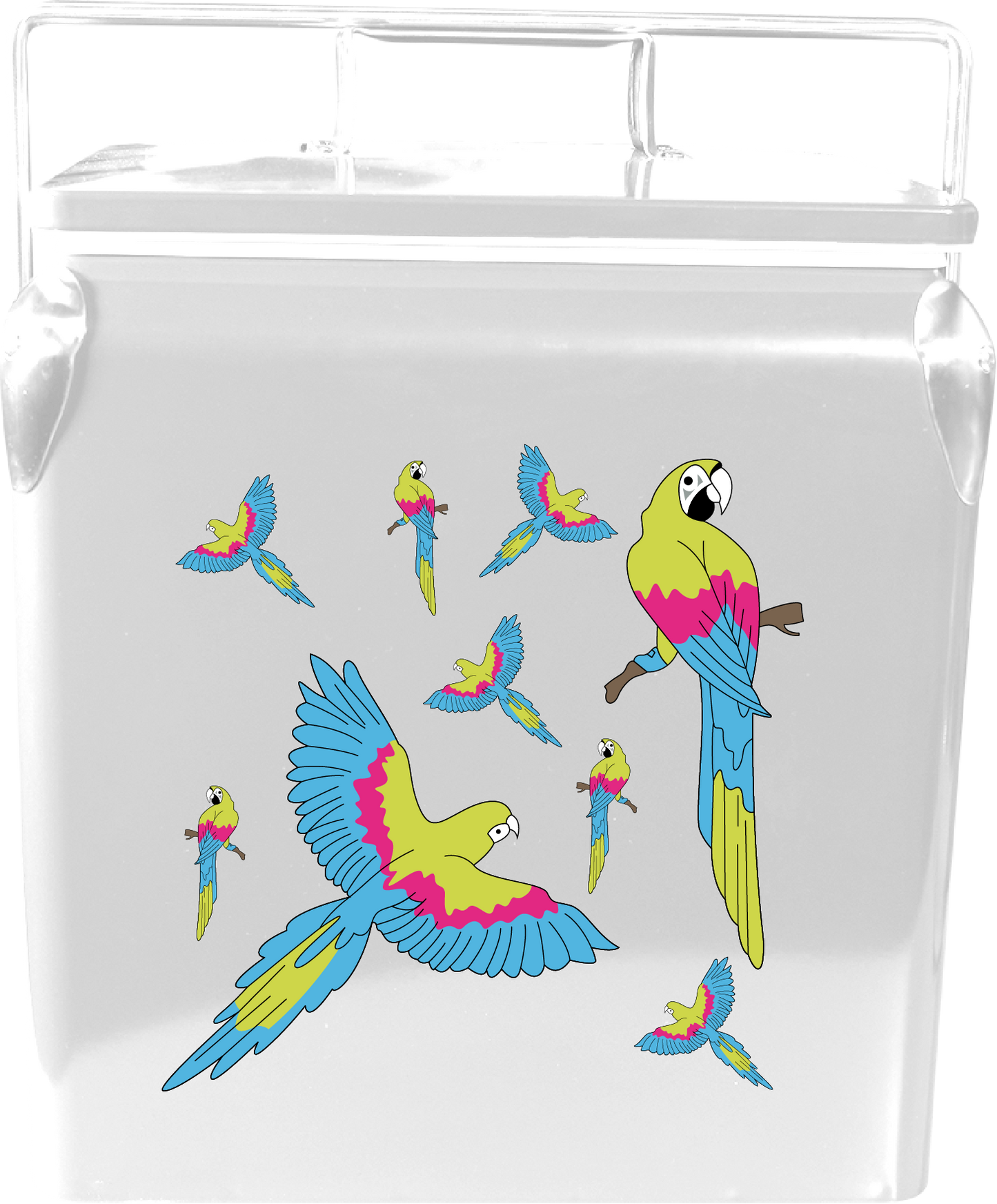 Majectic Macaw Cooler Box