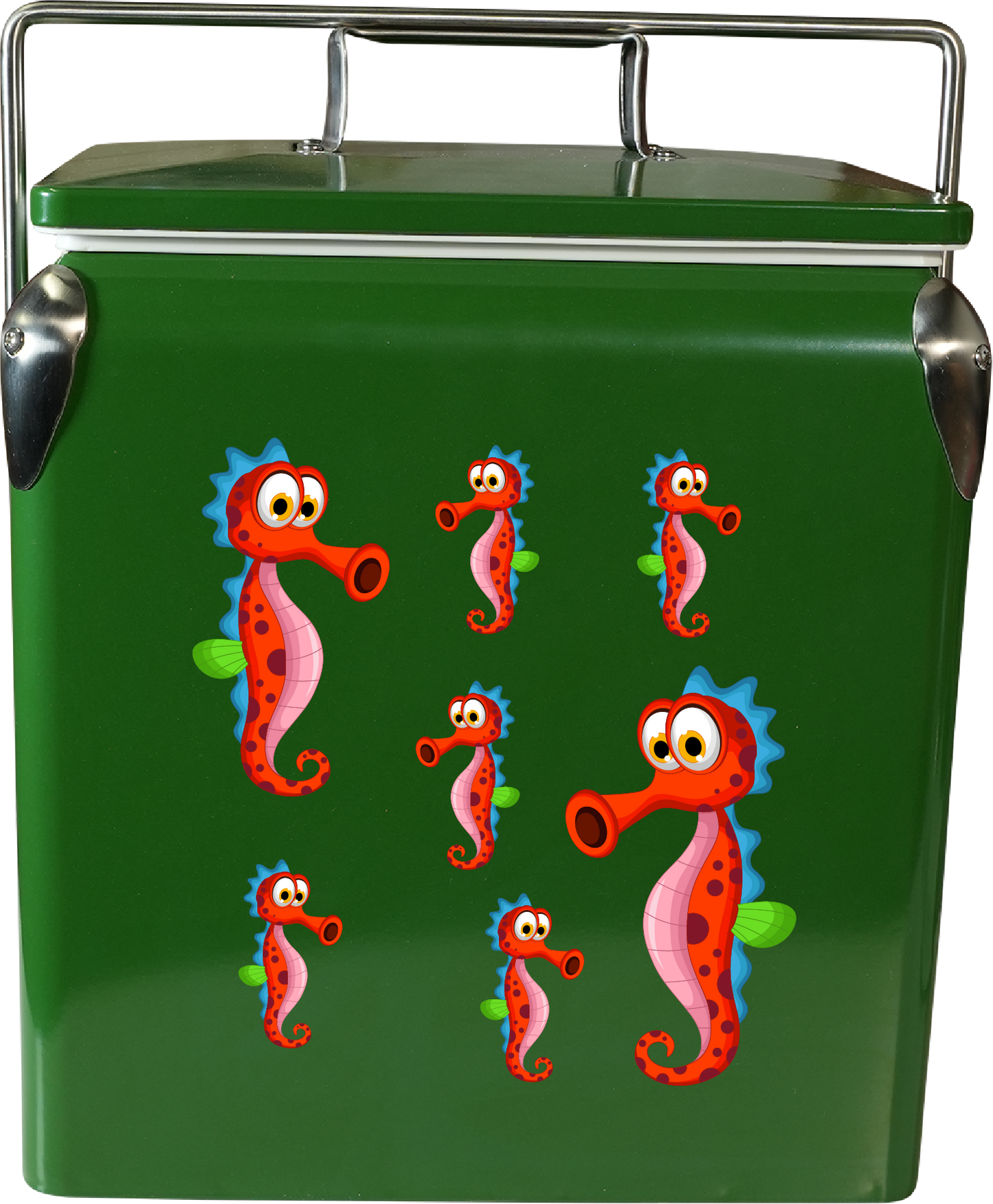 Sassy Seahorse Cooler Box