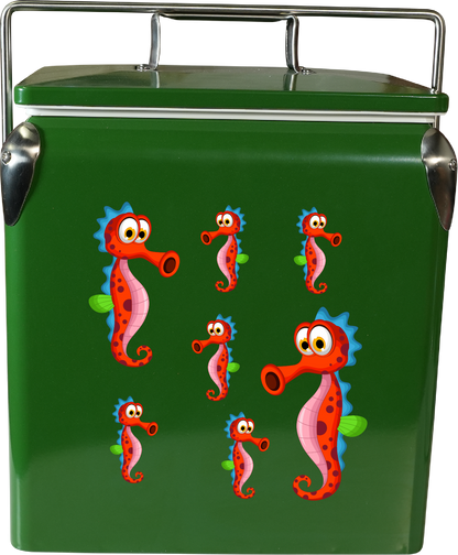 Sassy Seahorse Cooler Box