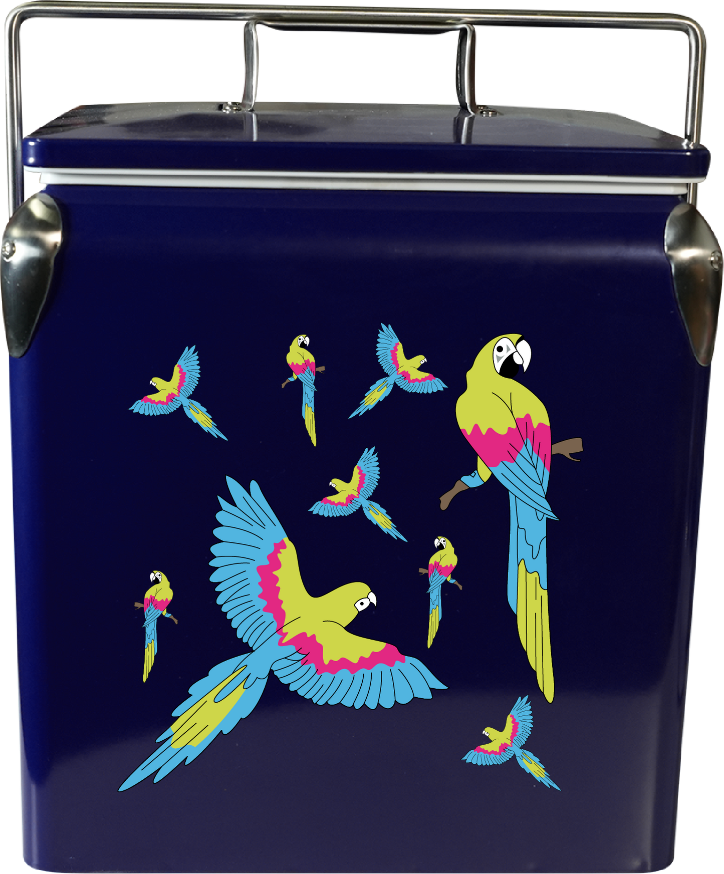 Majectic Macaw Cooler Box