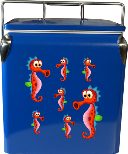 Sassy Seahorse Cooler Box