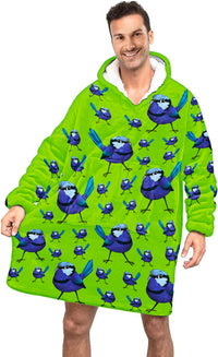 Blue Wren JHOODIE 1