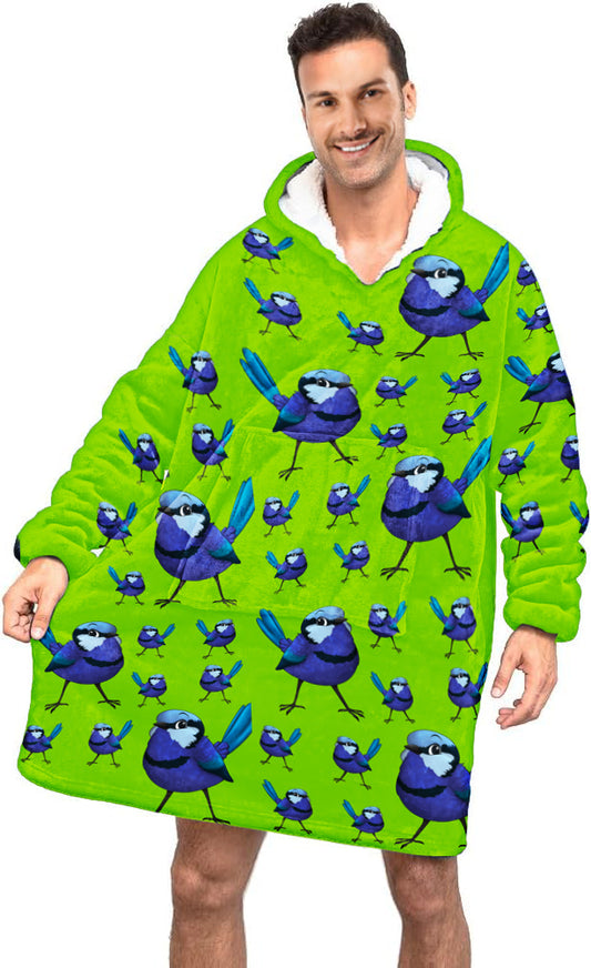 Blue Wren JHOODIE