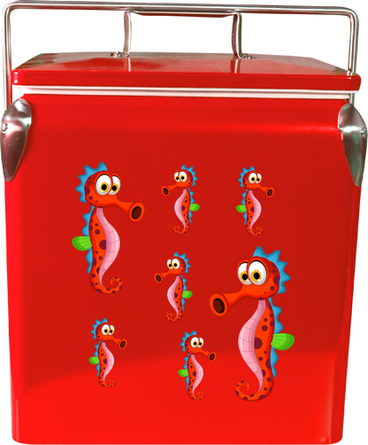 Sassy Seahorse Cooler Box