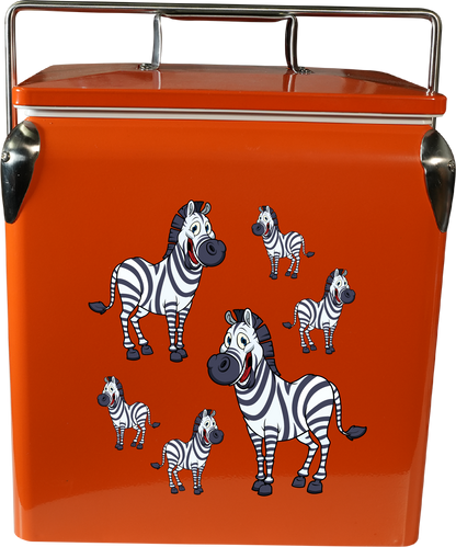 Ziva Zebra Cooler Box