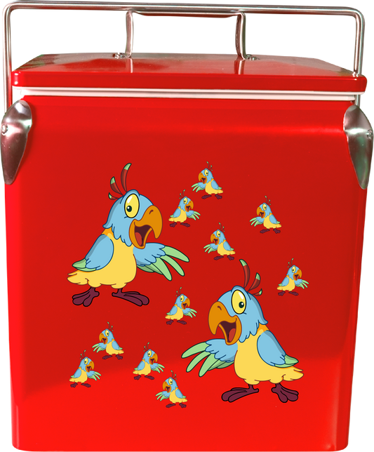 Psycho Parrot Cooler Box