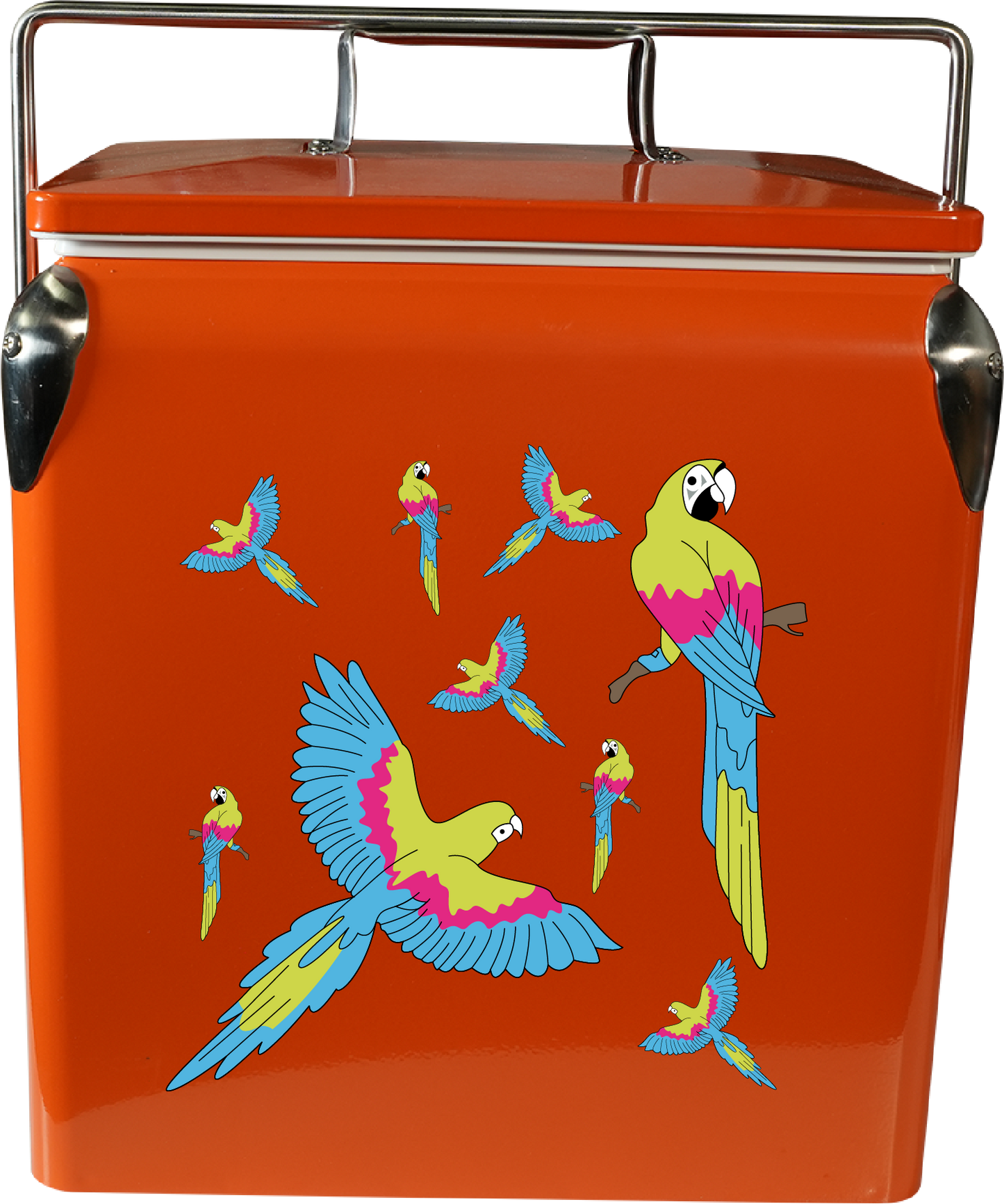 Majectic Macaw Cooler Box