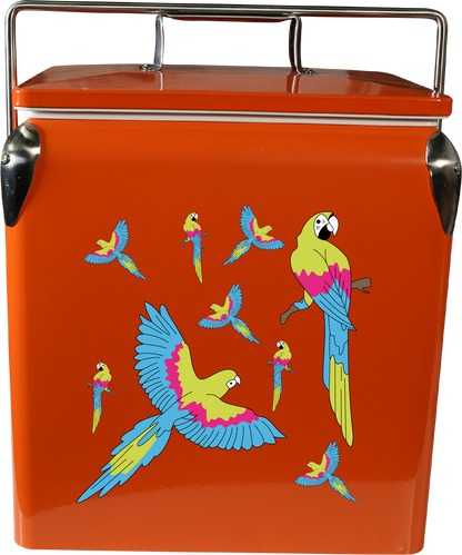 Majectic Macaw Cooler Box