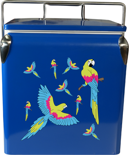 Majectic Macaw Cooler Box