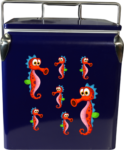 Sassy Seahorse Cooler Box