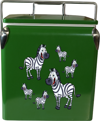 Ziva Zebra Cooler Box