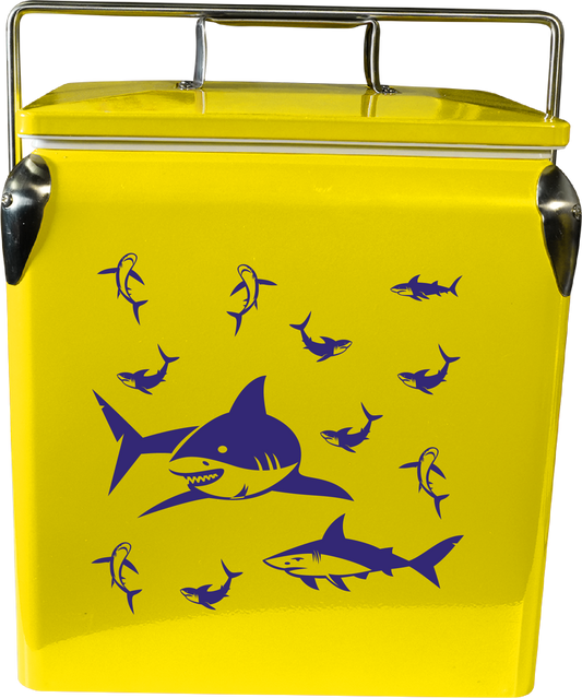 Swim with Sharks Cooler Box