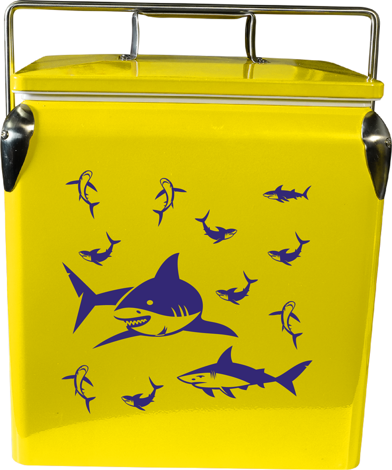 Swim with Sharks Cooler Box