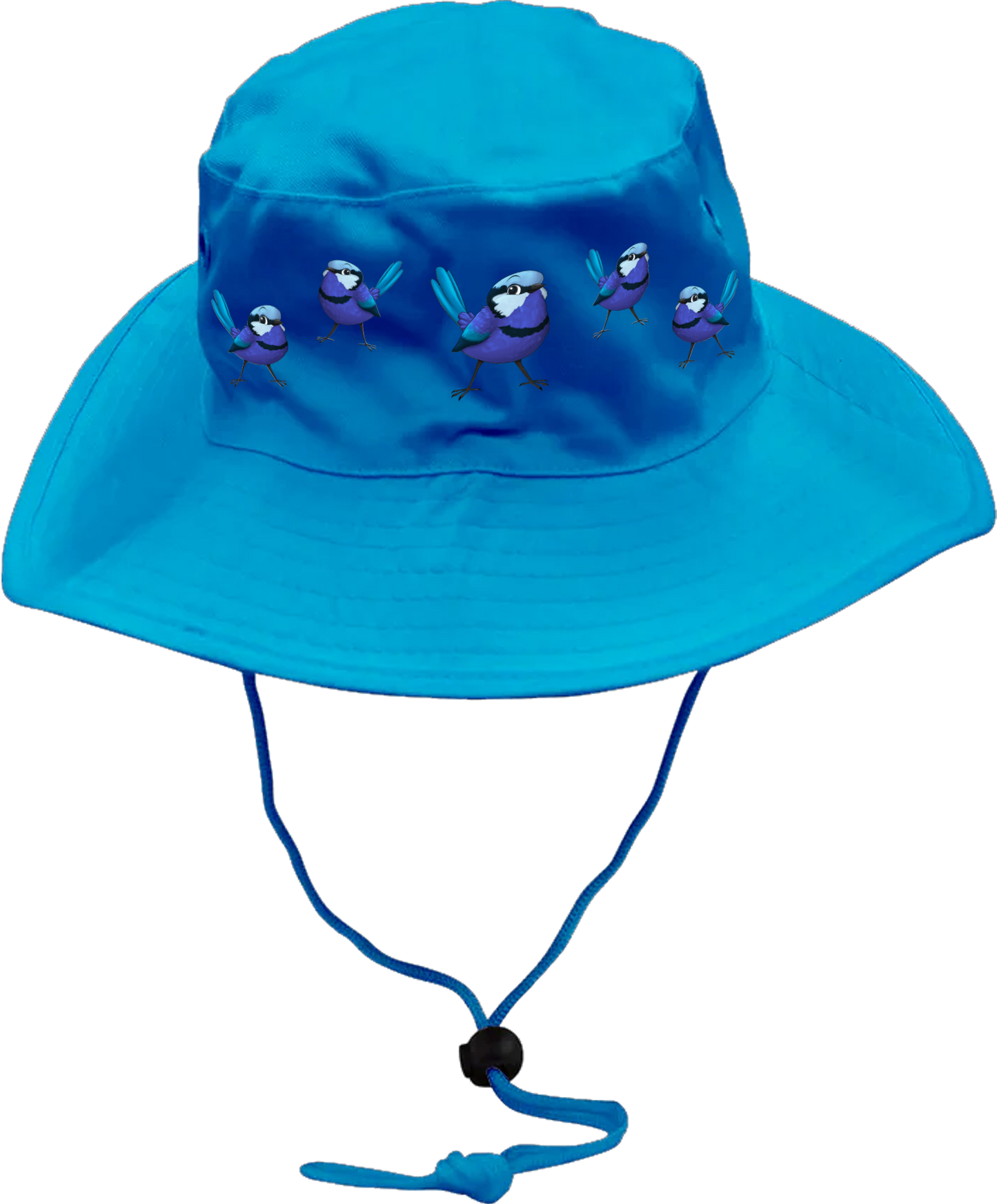 Blue Wren Wide Brim Hat